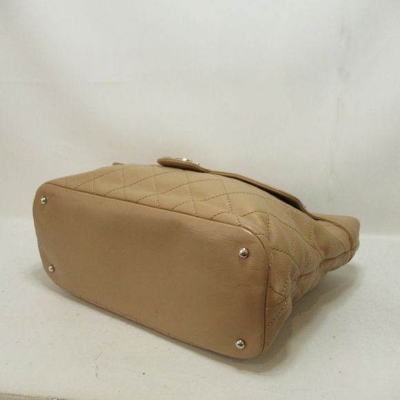 Chanel Chain Shoulder Bag Calf Cowhide Beige - Picture 4 of 6